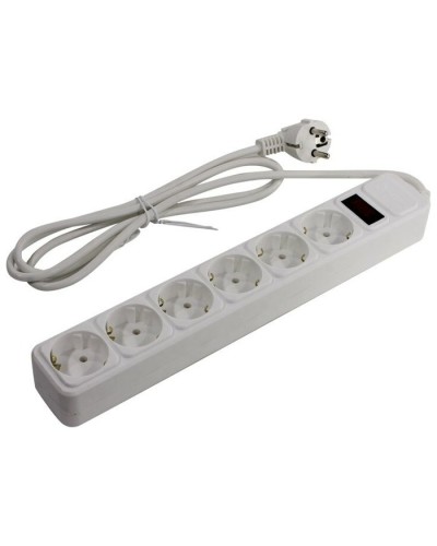 SP6W-118. Сетевой фильтр 6 розеток, 1.8м, белый. 5bites в Саратове