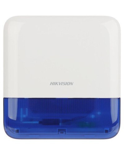 DS-PS1-E-WE Blue Indicator. Оповещатель свето-звуковой радиоканальный уличный. AX PRO Hikvision в Саратове