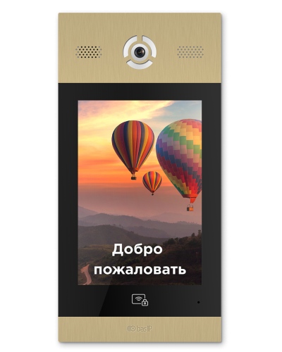 AA-14FB GOLD. Вызывная панель подъездного IP-домофона. BAS-IP в Саратове