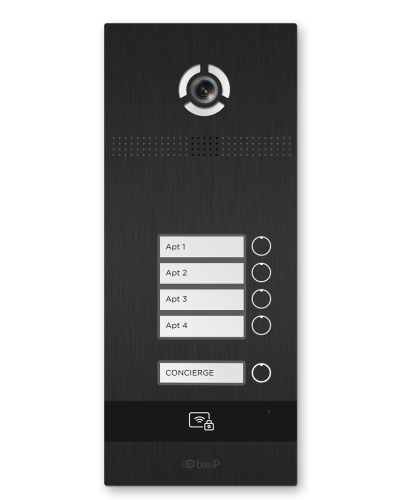 BI-04FB BLACK. Вызывная панель IP-домофона. BAS-IP в Саратове
