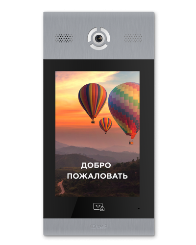 AA-14FB SILVER. Вызывная панель подъездного IP-домофона. BAS-IP в Саратове