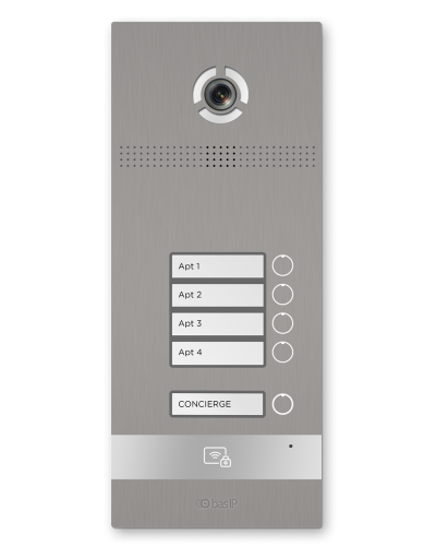 BI-04FB SILVER. Вызывная панель IP-домофона. BAS-IP в Саратове