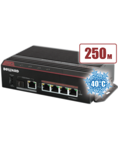 STP-411HP. Коммутатор 4-портовый. Beward в Саратове
