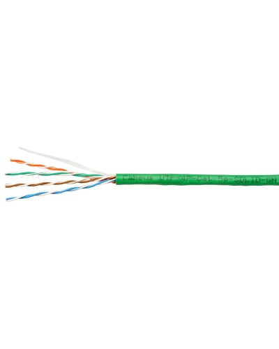 UTP-4P-Cat.5e-SOLID-GN-100 (7250c-5). Кабель «витая пара» (LAN) для структурированных систем связи. CABEUS в Саратове