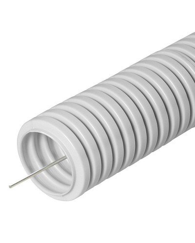 FCPL-16-PVC-100-1-GY (11227c): Труба гофрированная гибкая, лёгкая с протяжкой в Саратове
