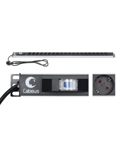 PDU-16-20S-B (9551c). Блок розеток. CABEUS в Саратове