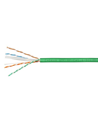 UTP-4P-Cat.6-SOLID-LSLTx-GN (11139c). Кабель «витая пара» (LAN) для структурированных систем связи. CABEUS в Саратове