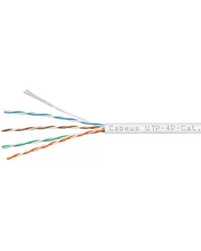 UTP-4P-Cat.5e-SOLID-LSZH-GY (9776c). Кабель «витая пара» (LAN) для структурированных систем связи. CABEUS в Саратове