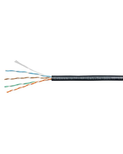 UTP-4P-Cat.5e-SOLID-LSZH-BK (9781c). Кабель «витая пара» (LAN) для структурированных систем связи. CABEUS в Саратове
