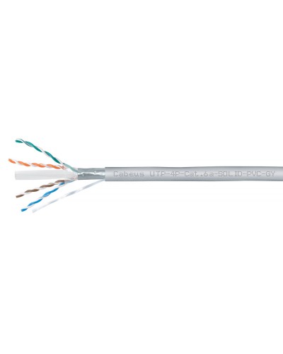UTP-4P-Cat.6a-SOLID-PVC-GY (11373c). Кабель «витая пара» (LAN) для структурированных систем связи. CABEUS в Саратове