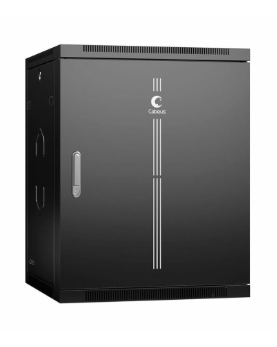 SH-05F-15U60/35m-R-BK (10759c). Шкаф телекоммуникационный 19 настенный 15U. CABEUS в Саратове