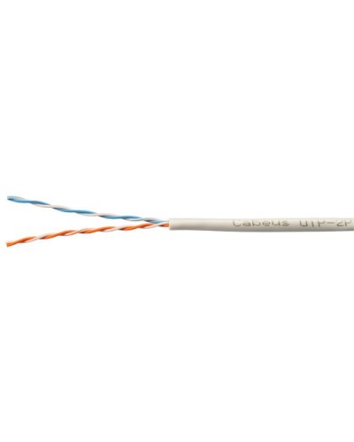 UTP-2P-Cat.5e-SOLID-GY-100 (7169c-5). Кабель «витая пара» (LAN) для структурированных систем связи. CABEUS в Саратове