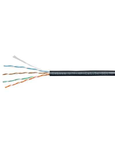 UTP-4P-Cat.6-SOLID-OUT-LSZH-UV-100 (9641c-5). Кабель «витая пара» (LAN) для структурированных систем связи. CABEUS в Саратове