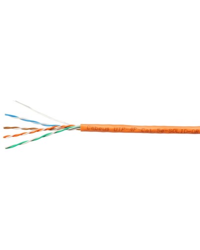 UTP-4P-Cat.5e-SOLID-LSZH-OR-LIGHT-100 (10993c-5). Кабель «витая пара» (LAN) для структурированных систем связи. CABEUS в Саратове