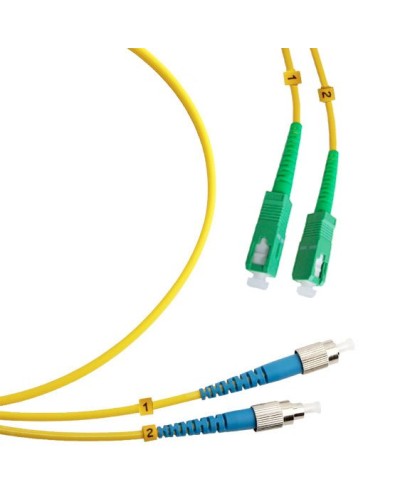 FOP(d)-9-SC/APC-FC/UPC-2m (8123c). Патч-корд оптический. CABEUS в Саратове