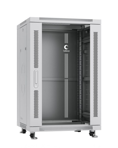 SH-05C-18U60/60 (7043c). Шкаф телекоммуникационный 19 напольный 18U. CABEUS в Саратове