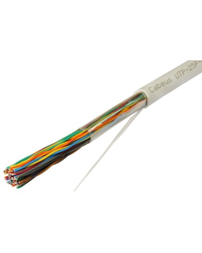 UTP-25P-Cat.3-IN (7279c). Кабель «витая пара» (LAN) для структурированных систем связи. CABEUS в Саратове