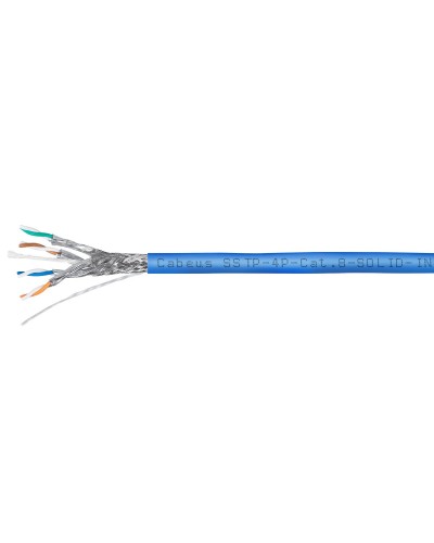 SSTP-4P-Cat.8-SOLID-IN-LSZH-BL (7750c). Кабель «витая пара» (LAN) для структурированных систем связи. CABEUS в Саратове