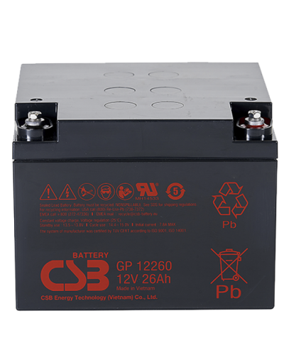 CSB GP 12260. Аккумулятор герметичный свинцово-кислотный. CSB в Саратове