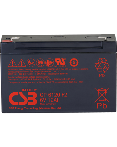 CSB GP 6120. Аккумулятор герметичный свинцово-кислотный. CSB в Саратове