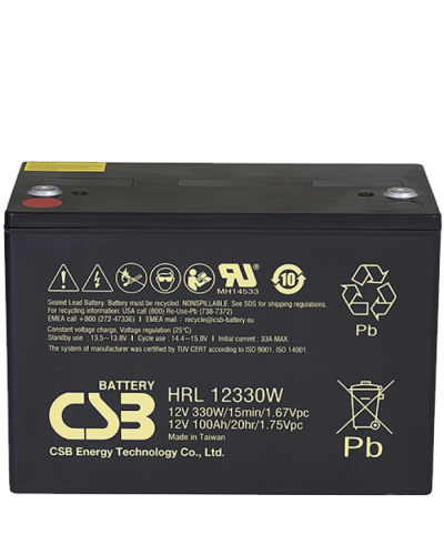 CSB HRL 12330W. Аккумулятор герметичный свинцово-кислотный. CSB в Саратове