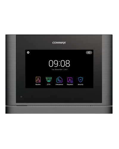 CDV-704MF/VZ (темное серебро) Black Smog. Монитор видеодомофона цветной. Commax в Саратове