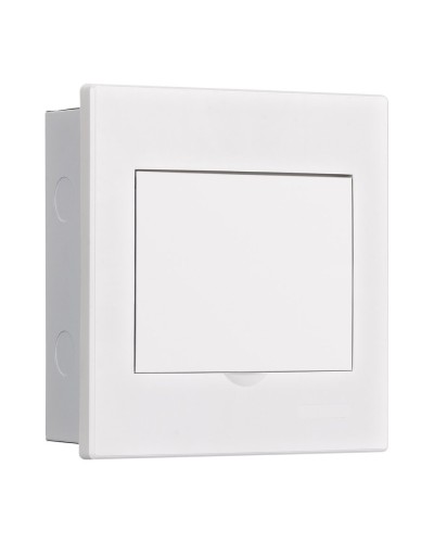 Корпус ЩРВ-М 6 модулей IP41 встраиваемый белая дверь (31101DEK). Корпус пластиковый. DEKraft в Саратове