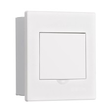Корпус ЩРВ-М 4 модуля IP41 встраиваемый белая дверь (31100DEK). Корпус пластиковый. DEKraft