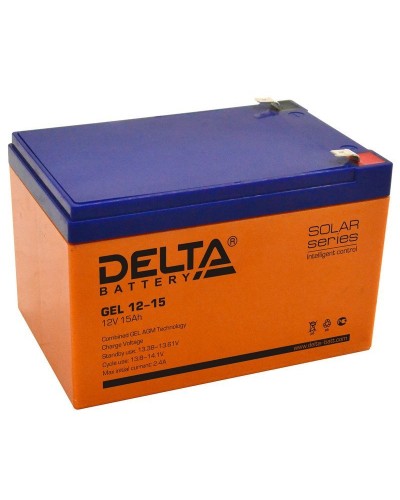 Delta GEL 12-15. Аккумулятор герметичный свинцово-кислотный. Delta в Саратове