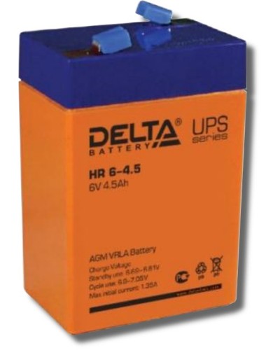 Delta HR 6-4.5. Аккумулятор герметичный свинцово-кислотный. Delta в Саратове
