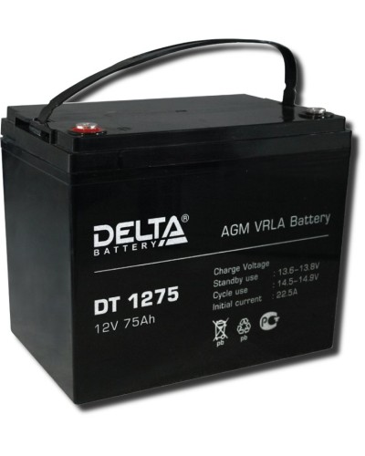 Delta DT 1275. Аккумулятор герметичный свинцово-кислотный. Delta в Саратове