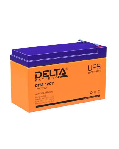 Delta DTM 1207. Аккумулятор герметичный свинцово-кислотный. Delta в Саратове
