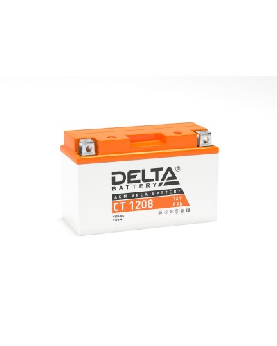 Delta CT 1208. Аккумулятор герметичный свинцово-кислотный стартерный. Delta в Саратове
