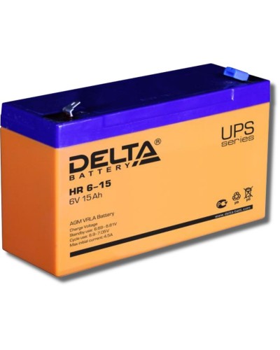 Delta HR 6-15. Аккумулятор герметичный свинцово-кислотный. Delta в Саратове