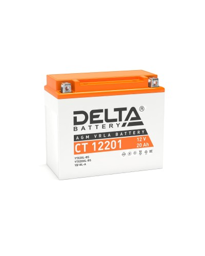 Delta CT 12201. Аккумулятор герметичный свинцово-кислотный стартерный. Delta в Саратове