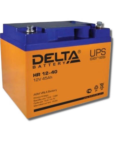 Delta HR 12-40. Аккумулятор герметичный свинцово-кислотный. Delta в Саратове