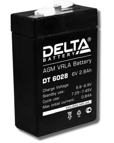 Delta DT 6028. Аккумулятор герметичный свинцово-кислотный. Delta в Саратове