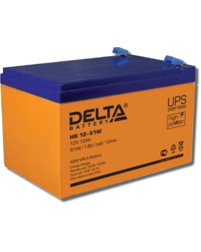 Delta HR 12-51 W. Аккумулятор герметичный свинцово-кислотный. Delta в Саратове