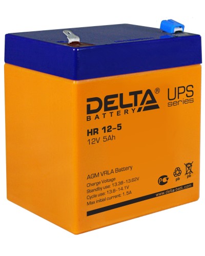 Delta HR 12-5. Аккумулятор герметичный свинцово-кислотный. Delta в Саратове