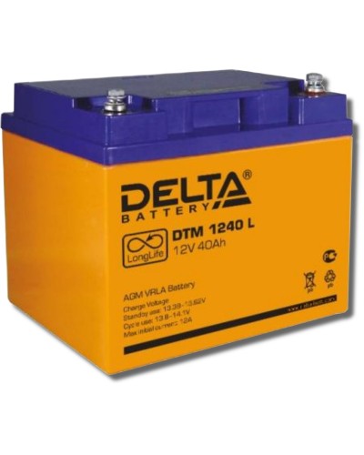 Delta DTM 1240 L. Аккумулятор герметичный свинцово-кислотный. Delta в Саратове