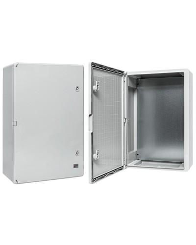 Бокс пластиковый с монтажной платой 600х400х200 IP65 PROxima (PB65MP008). Бокс пластиковый антивандальный. EKF в Саратове