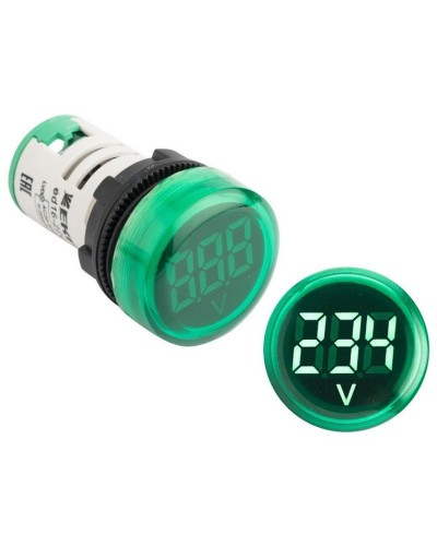 ED16-22VD (ed16-22vd-g). Индикатор значения напряжения зеленый. EKF в Саратове