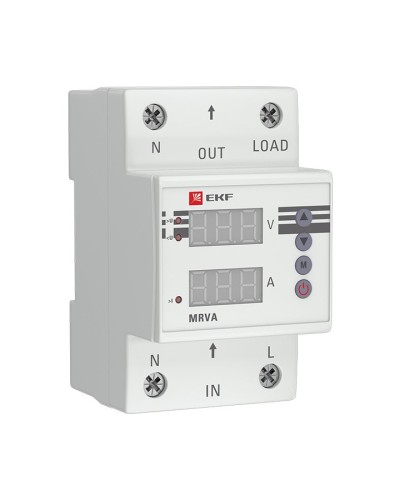 MRVA 40A PROxima (MRVA-40A). Реле напряжения и тока с дисплеем. EKF в Саратове