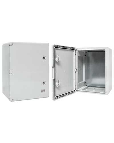 Бокс пластиковый с монтажной платой 500х400х180 IP65 PROxima (PB65MP006). Бокс пластиковый антивандальный. EKF в Саратове