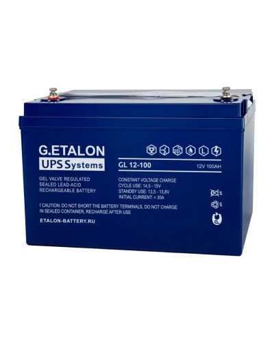 G.ETALON GL 12-100. Аккумулятор герметичный свинцово-кислотный. ETALON в Саратове