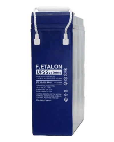 F.ETALON FTE 12-125 PRO X. Аккумулятор герметичный свинцово-кислотный. ETALON в Саратове