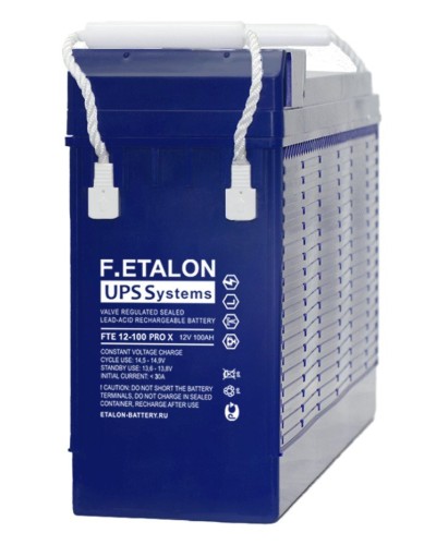 F.ETALON FTE 12-100 PRO X. Аккумулятор герметичный свинцово-кислотный. ETALON в Саратове