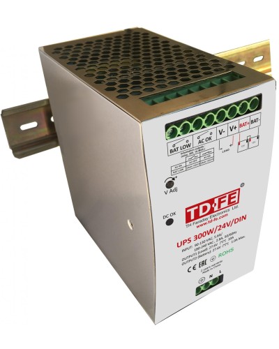UPS 300W/24V/DIN. Источник вторичного электропитания резервированный. FARADAY в Саратове