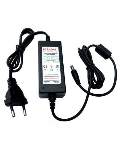 24W/12V/2A. Импульсный блок питания в пластиковом корпусе. FARADAY в Саратове