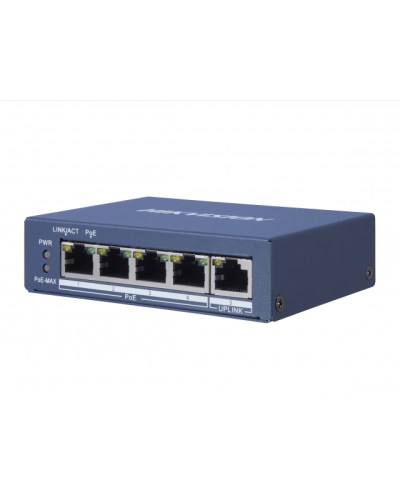 DS-3E0505P-E/M. Коммутатор с питанием POE. Hikvision в Саратове